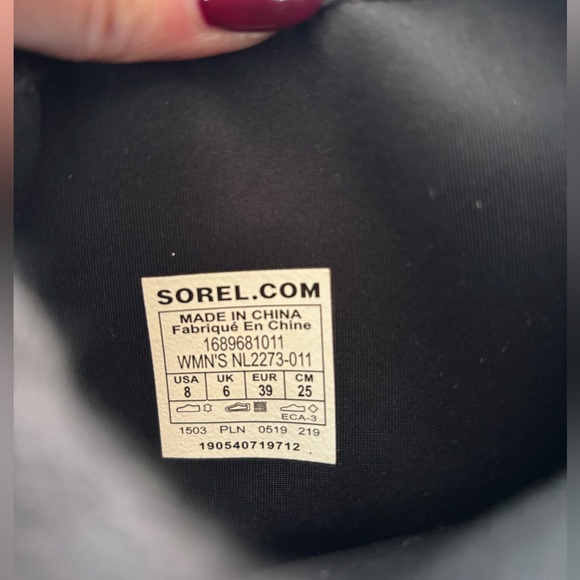 Sorel Women’s Conquest Carly ll Waterproof Duck Snow Boots NL2273-011 SIZE 8 - Picture 6 of 8